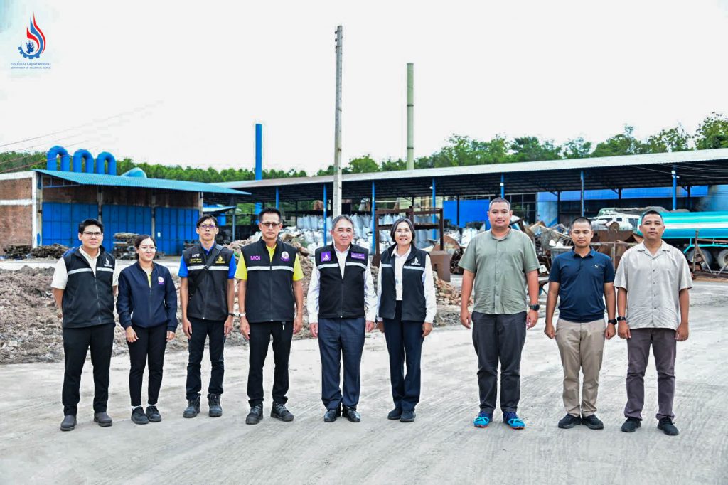 อธิบดีกรมโรงงานฯ ตรวจติดตามการออกคำสั่งให้ บริษัท ซี ที สตีล จำกัด หยุดการประกอบกิจการโรงงานทั้งหมดทันที