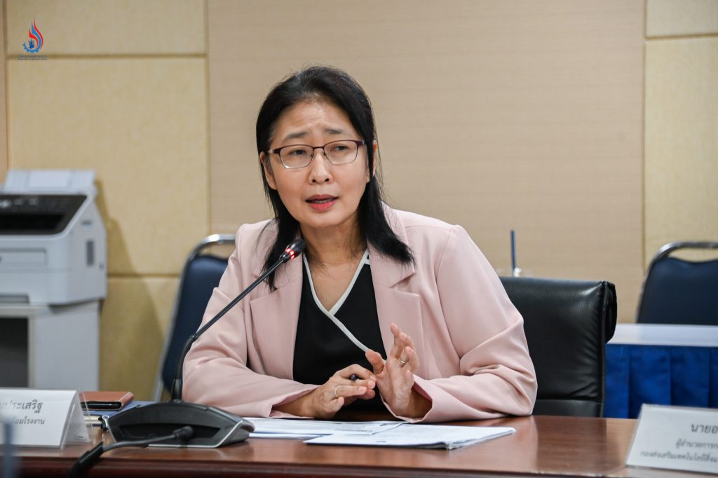 นางสาวปัทมวรรณ คุณประเสริฐ ผู้อำนวยการกองส่งเสริมเทคโนโลยีสิ่งแวดล้อมโรงงาน