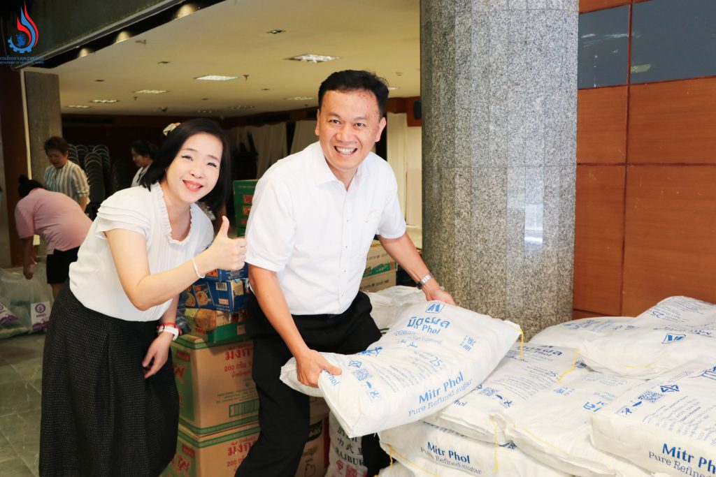 นางจุฬารัตน์ มณีเสถียรรัตนา เลขานุการกรม นายบวร สัตยาวุฒิพงศ์ ผู้อำนวยการกองส่งเสริมเทคโนโลยีความปลอดภัยโรงงาน