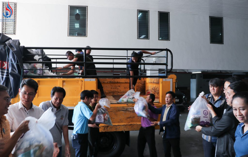 เตรียมนำไปช่วยเหลือผู้ประสบอุทกภัยภาคใต้