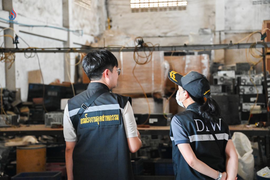 กรมโรงงานฯ ลงพื้นที่ตรวจติดตาม บริษัท ซี เอช เอช รีไซเคิล จำกัด