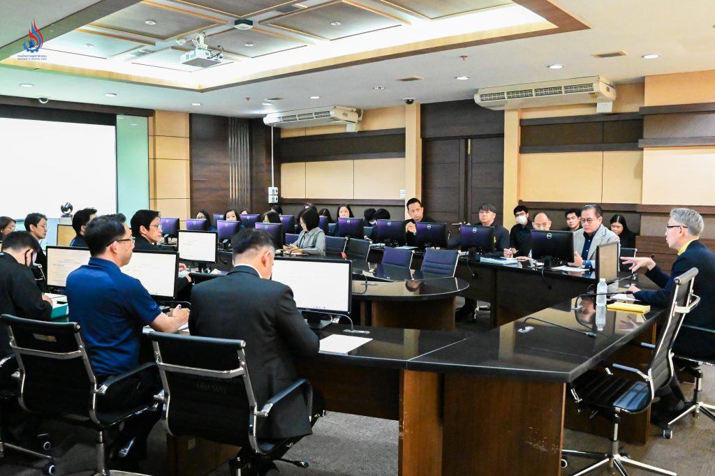 การประชุมรับมอบนโยบายและแนวทางการขับเคลื่อนภารกิจกรมโรงงานอุตสาหกรรม จาก ดร.ณัฐพล รังสิตพล ปลัดกระทรวงอุตสาหกรรม