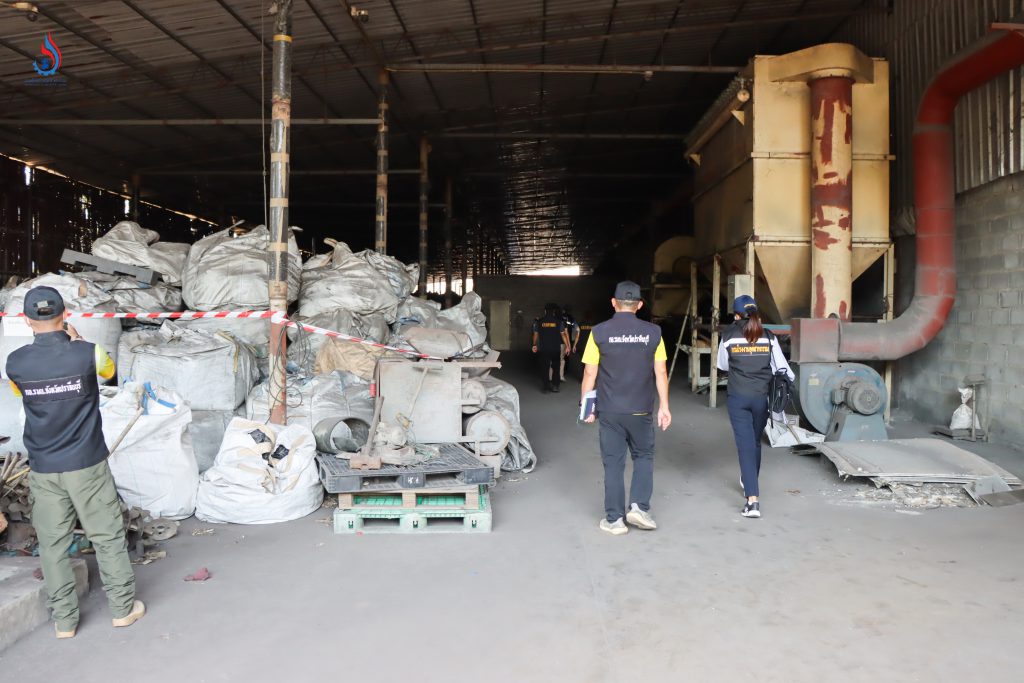 ของกลางที่กรมโรงงานอุตสาหกรรมได้ยึดอายัดไว้ถูกเคลื่อนย้ายสับเปลี่ยน มีหลักฐานการทำลายอุปกรณ์ยึดอายัดของกลาง