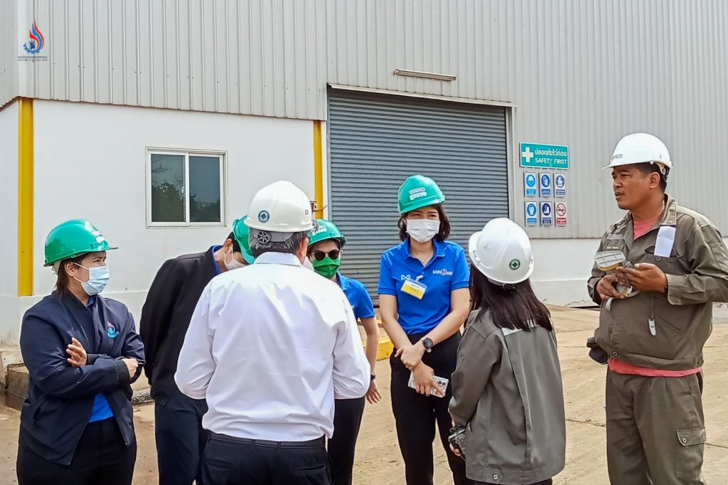 ตรวจเยี่ยมการประกอบกิจการโรงงาน ภายใต้โครงการนำร่องการใช้รายการตรวจสอบการประกอบกิจการโรงงานตามกฎหมายว่าด้วยโรงงาน