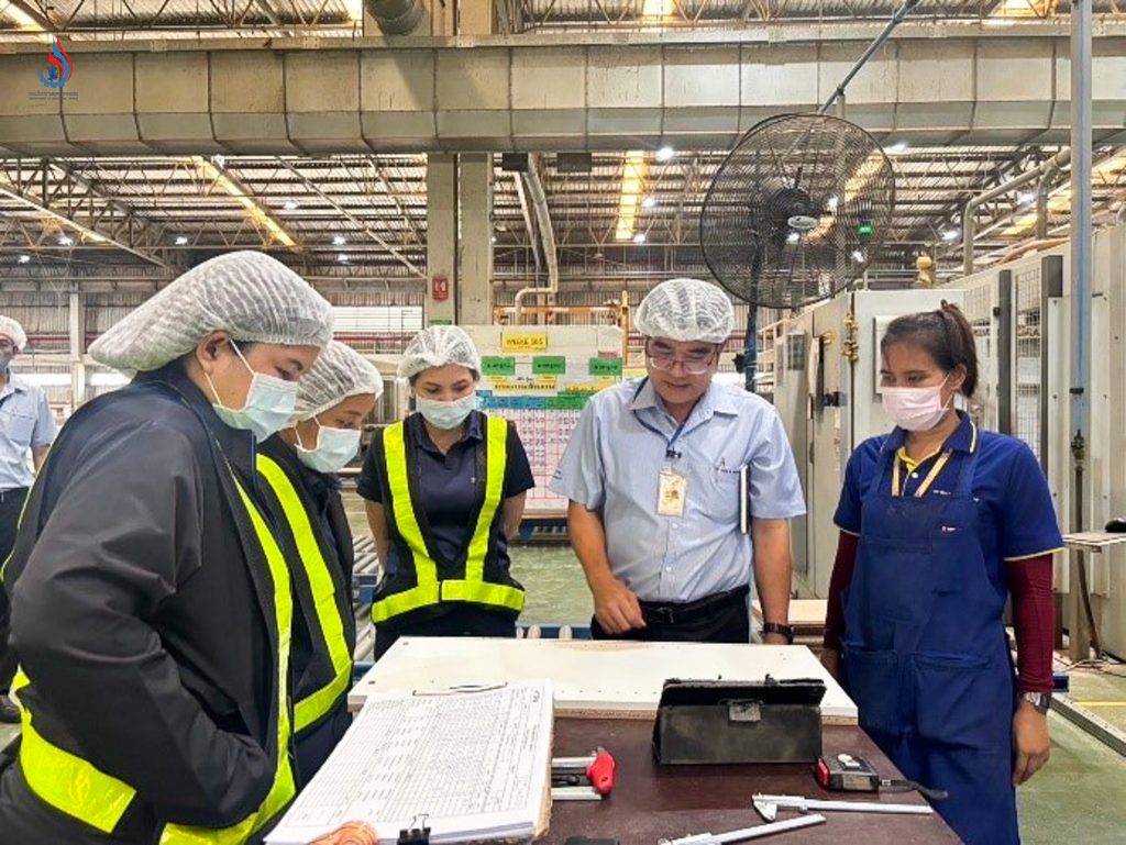 กรมโรงงานฯ ลงพื้นที่ตรวจประเมินอุตสาหกรรมสีเขียว ณ บริษัท เอส.พี.เอส.อินเตอร์เทค จำกัด (มหาชน) จังหวัดฉะเชิงเทรา
