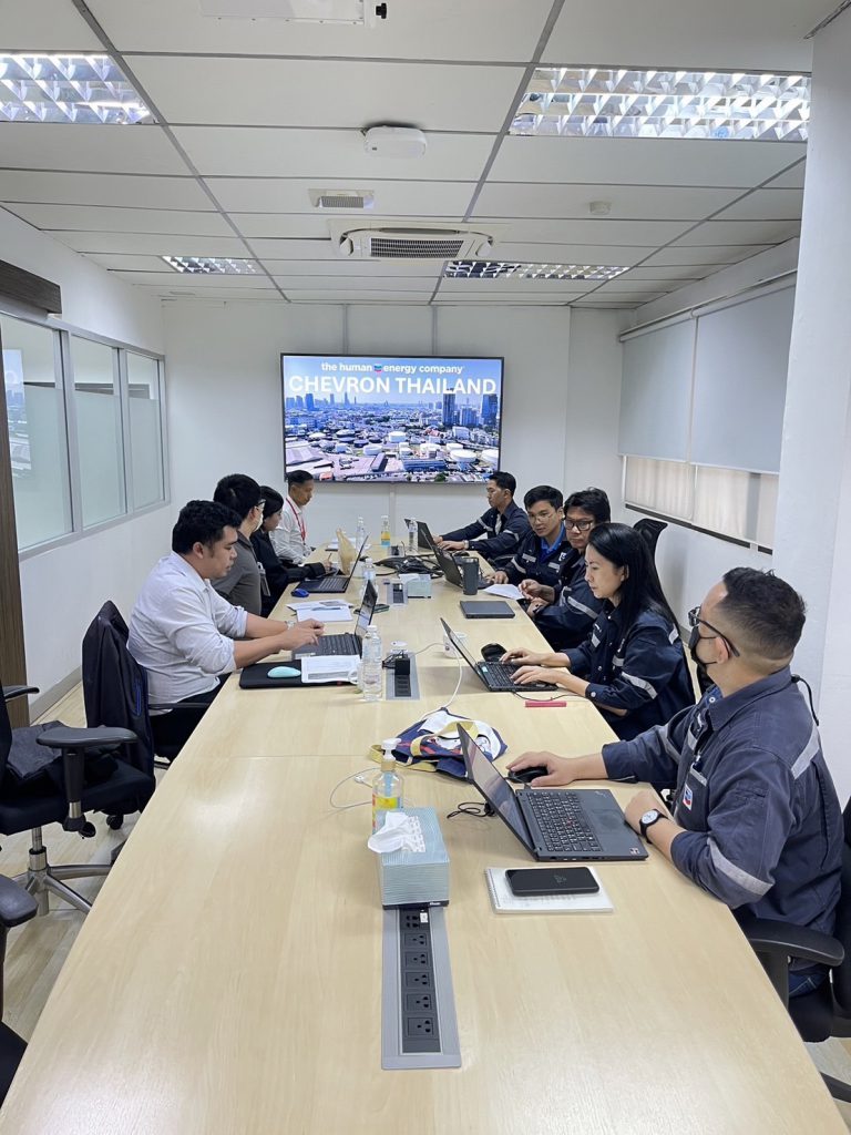 กรมโรงงานฯ ลงพื้นที่ตรวจประเมินอุตสาหกรรมสีเขียว ณ บริษัท เชฟรอน (ไทย) จำกัด กรุงเทพมหานคร