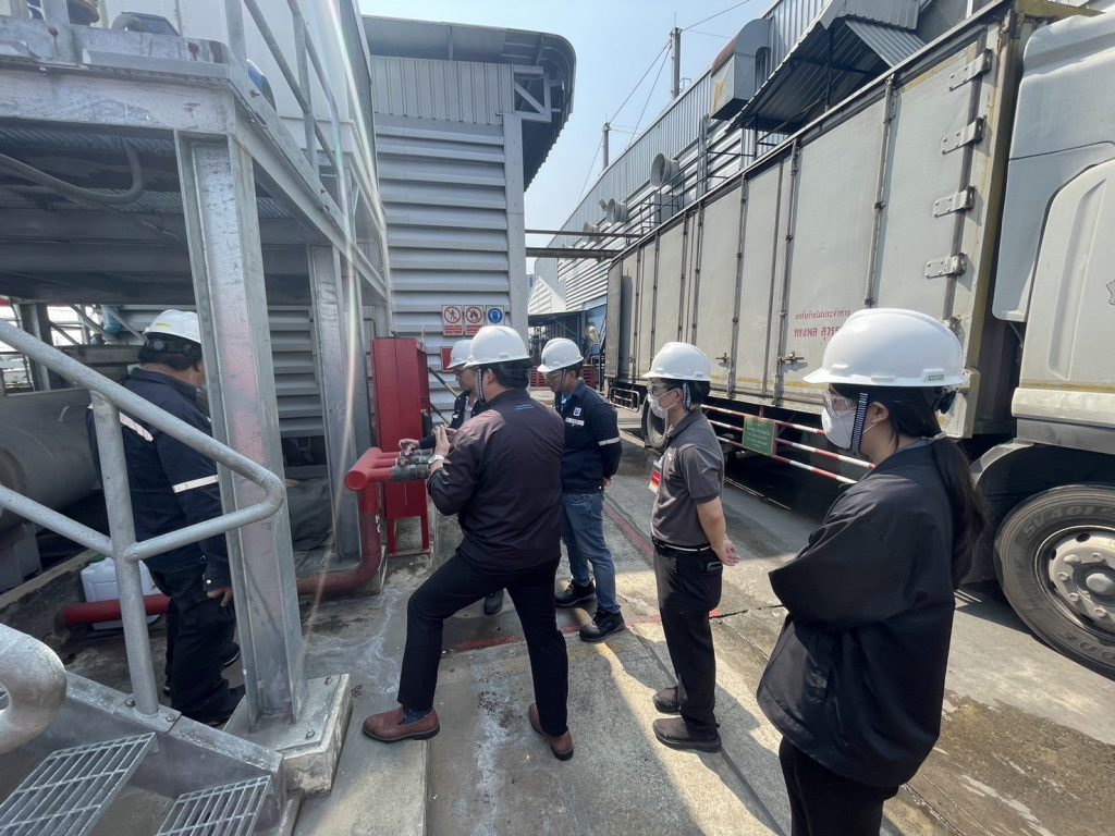 กรมโรงงานฯ ลงพื้นที่ตรวจประเมินอุตสาหกรรมสีเขียว ณ บริษัท เชฟรอน (ไทย) จำกัด กรุงเทพมหานคร
