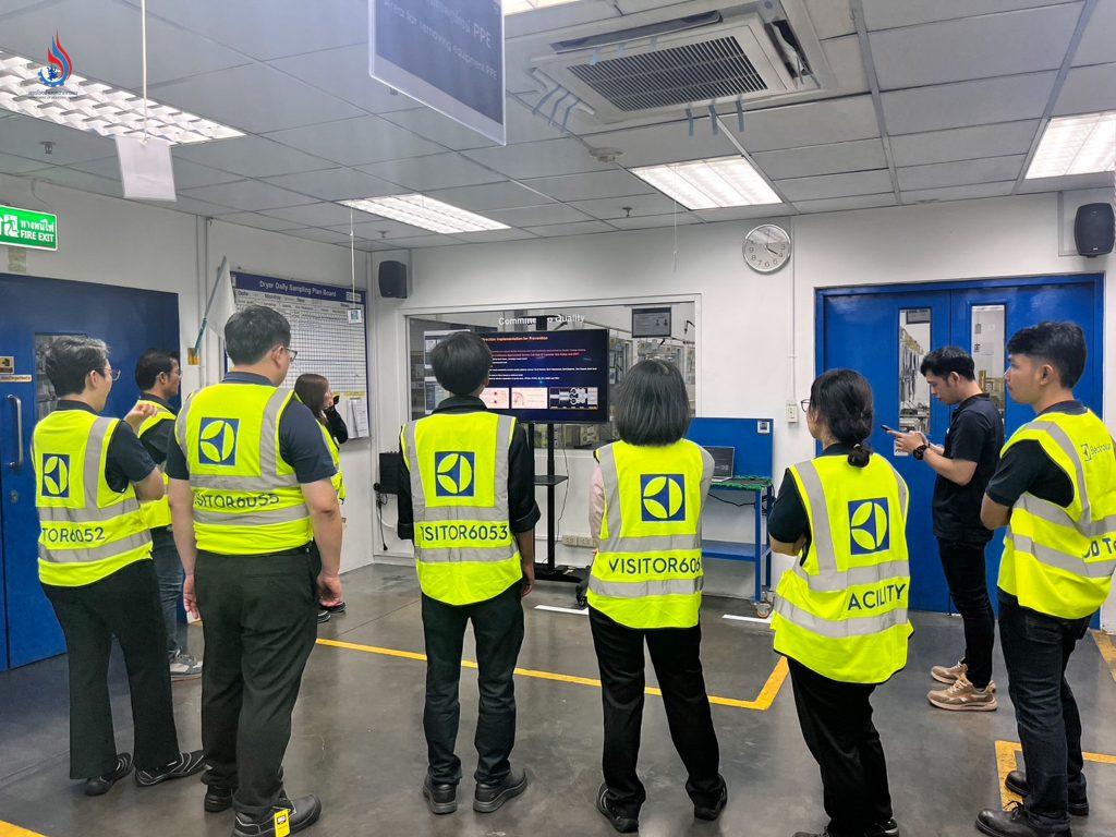 กรมโรงงานฯ ลงพื้นที่ บริษัท อีเลคโทรลักซ์ ประเทศไทย จำกัด ตรวจประเมินอุตสาหกรรมสีเขียว