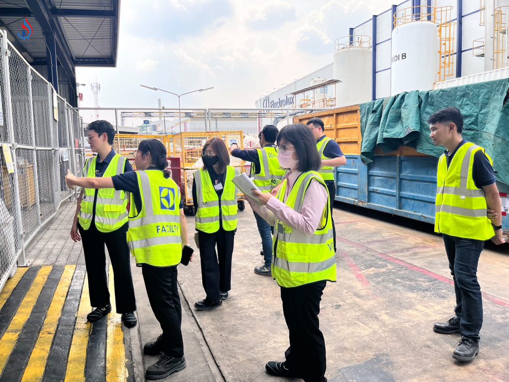 กรมโรงงานฯ ลงพื้นที่ บริษัท อีเลคโทรลักซ์ ประเทศไทย จำกัด ตรวจประเมินอุตสาหกรรมสีเขียว