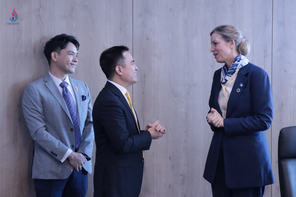 กระทรวงอุตสาหกรรมมีความพร้อมที่จะร่วมมืออย่างใกล้ชิดกับผู้ประสานงานสหประชาชาติและคณะทำงานสหประชาชาติในประเทศไทย เพื่อประโยชน์ของประเทศไทย