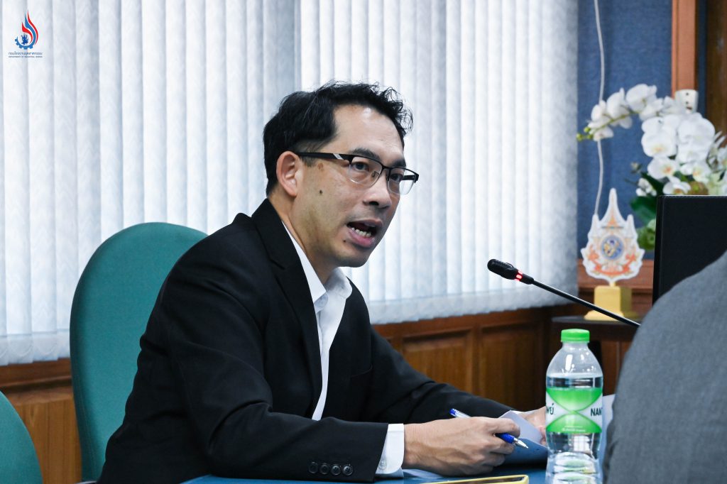 นายรินทวัฒน์ สมบัติศิริ ผู้อำนวยการกองส่งเสริมเทคโนโลยีการผลิตและพื้นที่อุตสาหกรรม