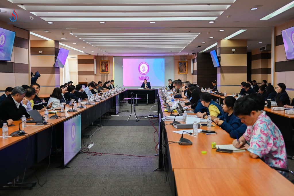 การประชุมแลกเปลี่ยนข้อมูลเกี่ยวกับการดำเนินธุรกิจของเหล็ก SKY ระหว่าง กระทรวงอุตสาหกรรมและหน่วยงานที่เกี่ยวข้อง