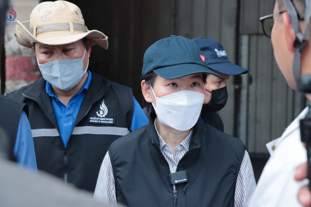 นางสาวฐิติภัสร์ โชติเดชาชัยนันต์ หัวหน้าคณะทำงานรัฐมนตรีว่าการกระทรวงอุตสาหกรรม