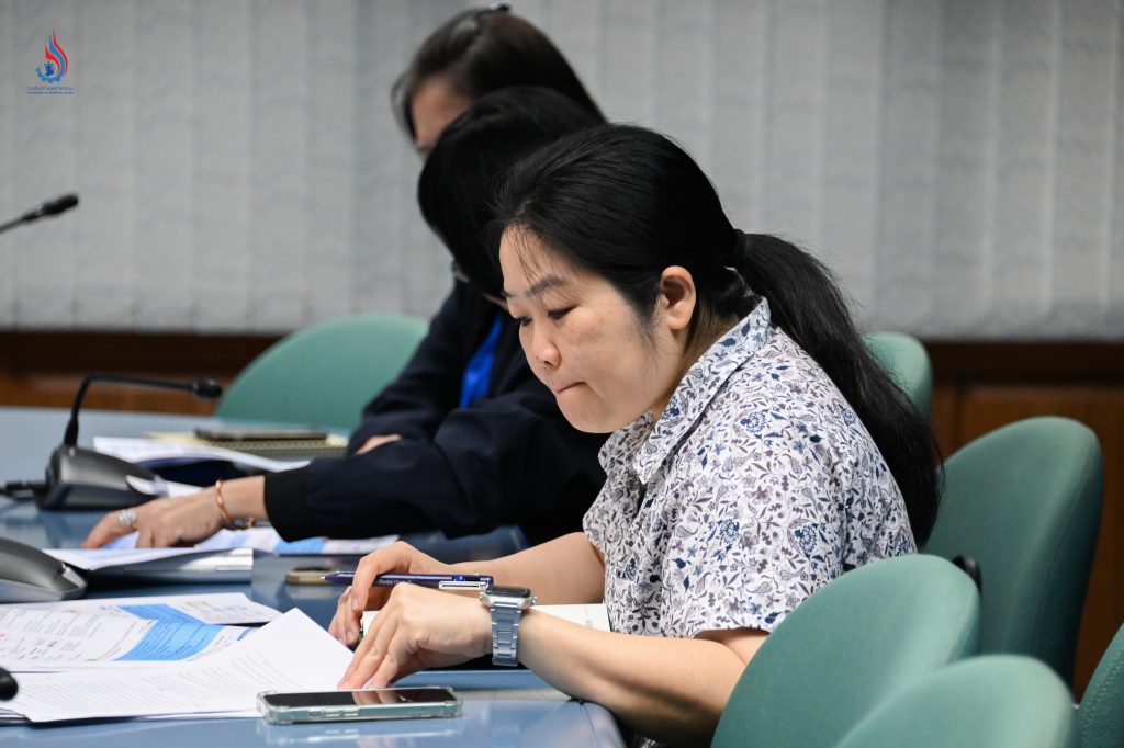 นางสาวรัตติกาล ธรรมปัญญา ผู้อำนวยการกลุ่มวิชาการและการขนส่ง กองบริหารจัดการกากอุตสาหกรรม