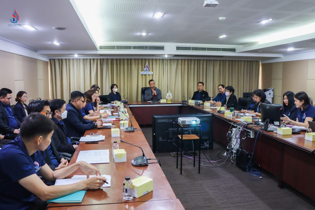 การประชุมหารือการเชื่อมโยงข้อมูลระบบงานกำกับโรงงานอุตสาหกรรมเชิงรุกกับระบบสารสนเทศของกรมโรงงานอุตสาหกรรม