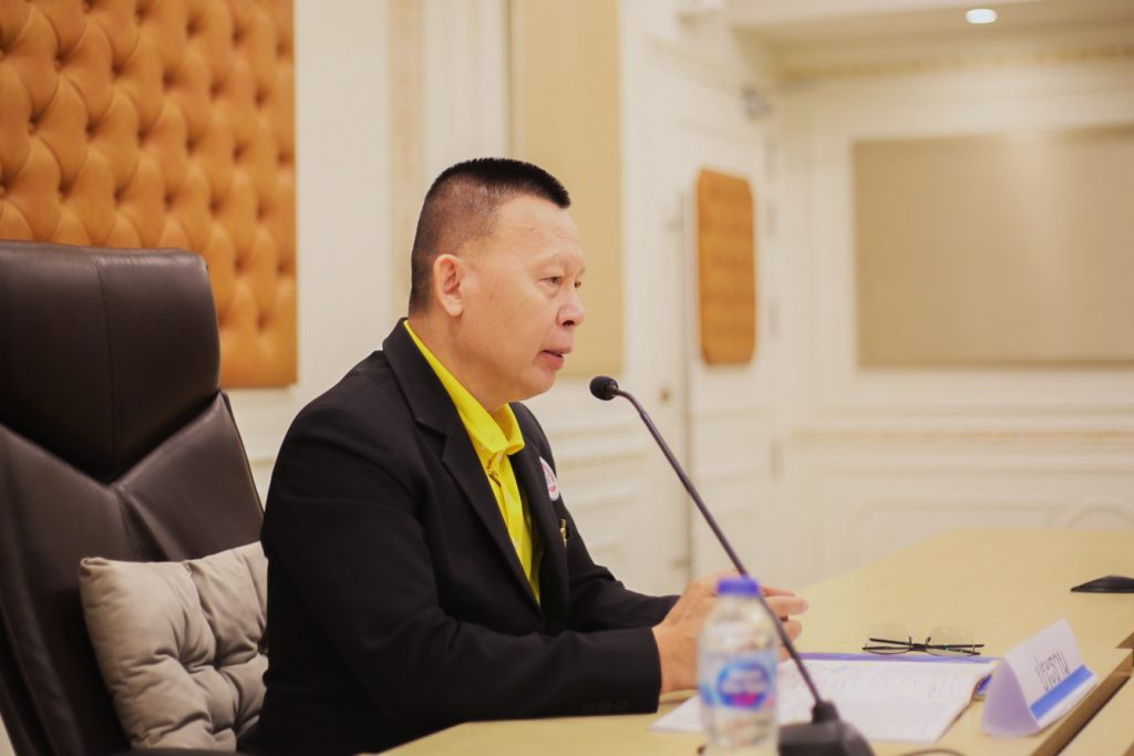 พลโท สามารถ คงสาย ผู้อำนวยการสำนักบูรณาการและขับเคลื่อนการปฏิบัติงาน กอ.รมน. เป็นประธานการประชุม