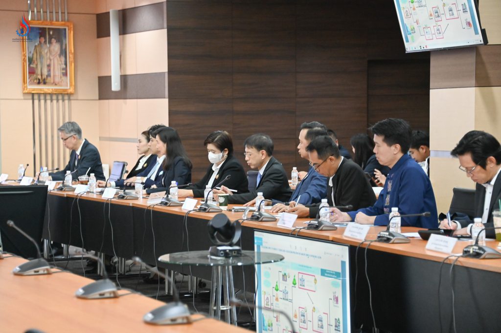 รัฐมนตรีฯ เอกนัฏ ให้การต้อนรับ คณะผู้บริหารกลุ่มบริษัท ดาว ประเทศไทย เข้าพบ เพื่อหารือแนวทางการดำเนินธุรกิจอย่างยั่งยืน