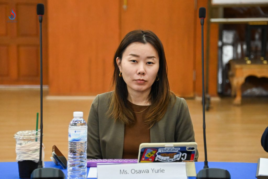 Ms. Yurie Osawa เลขานุการเอก สถานเอกอัครราชทูตญี่ปุ่นประจำประเทศไทย