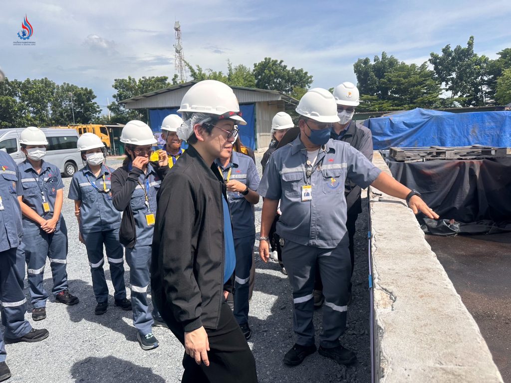 กรมโรงงานอุตสาหกรรมตรวจประเมินอุตสาหกรรมสีเขียวระดับที่ 5 ณ การไฟฟ้าฝ่ายผลิตแห่งประเทศไทย (โรงไฟฟ้่าบางปะกง) จังหวัดฉะเชิงเทรา