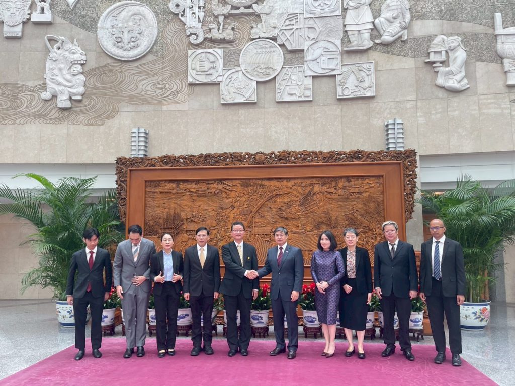 กรมโรงงานฯ ร่วมคณะกระทรวงการต่างประเทศหารือรัฐบาลจีน สนับสนุนการดำเนินการตามยุทธศาสตร์ฟ้าใส