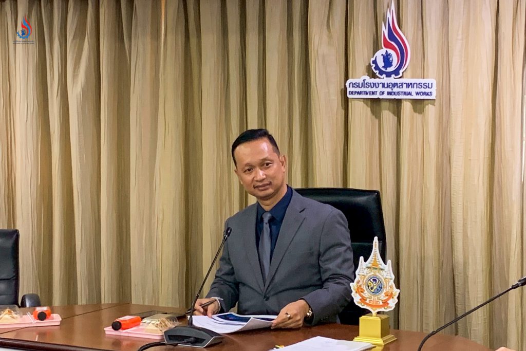 นายธีรทัศน์ อิศรางกูร ณ อยุธยา รองอธิบดีกรมโรงงานอุตสาหกรรม เป็นประธานการประชุมหารือฯ