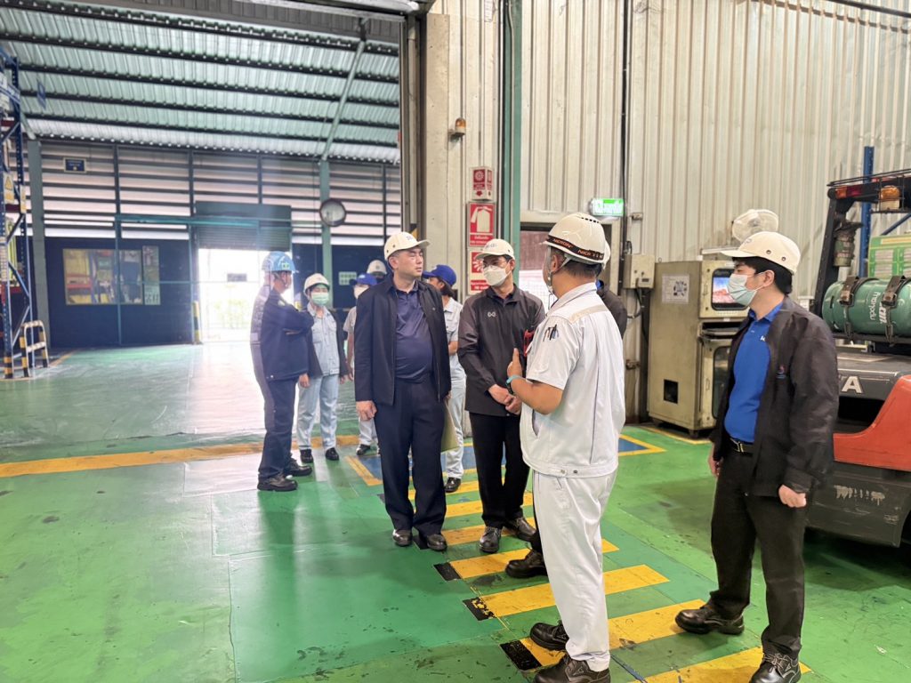 กรมโรงงานฯ ตรวจประเมินอุตสาหกรรมสีเขียวระดับที่ 4 ณ บ. ซีออน แอดวานซ์ โพลีมิกซ์ จังหวัดระยอง