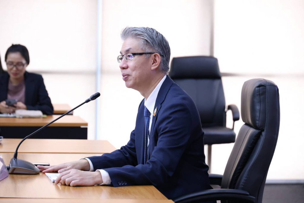 นายณัฐพล รังสิตพล ปลัดกระทรวงอุตสาหกรรม เป็นประธานการประชุม