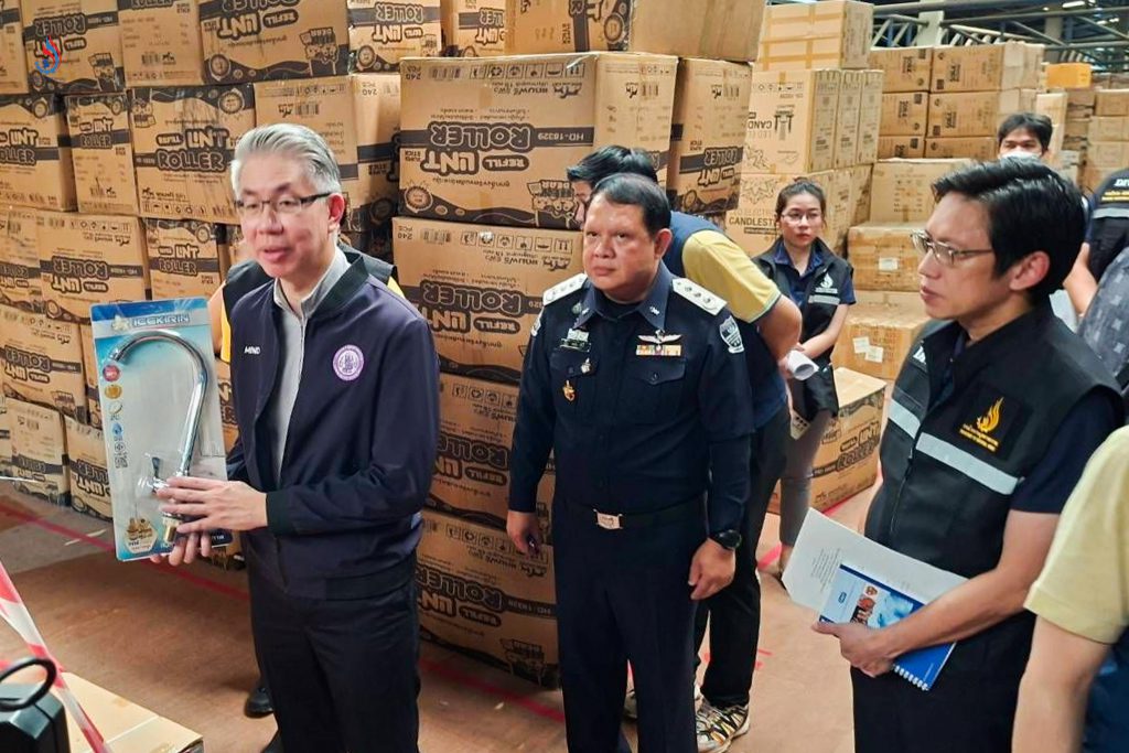 ตรวจพบผลิตภัณฑ์ฝักบัวและก๊อกน้ำที่แสดงเลข มอก. ไม่ถูกต้อง จำนวน 2,460 ชิ้น