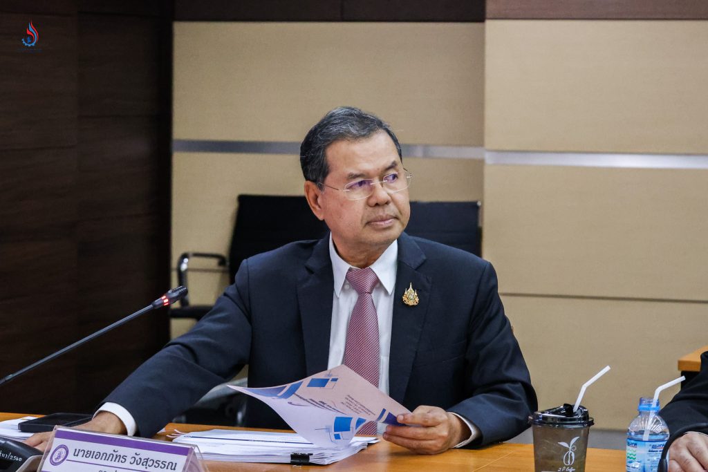 ปลัดกระทรวงอุตสาหกรรมมอบหมายให้ นายเอกภัทร วังสุวรรณ รองปลัดกระทรวงอุตสาหกรรม เป็นประธานการประชุม