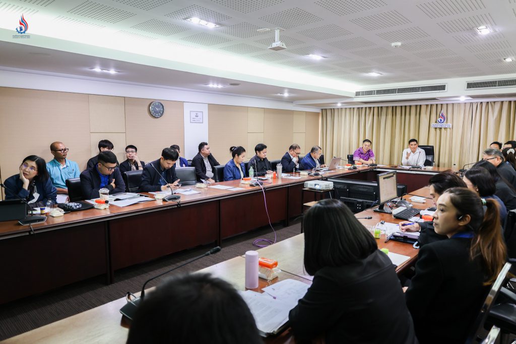 การประชุมคณะทำงานทบทวนและปรับปรุงวิธีการปฏิบัติงานของพนักงานเจ้าหน้าที่ตามกฎหมายที่อยู่ในความรับผิดชอบของกรมโรงงานอุตสาหกรรม ครั้งที่ 10-6/2568