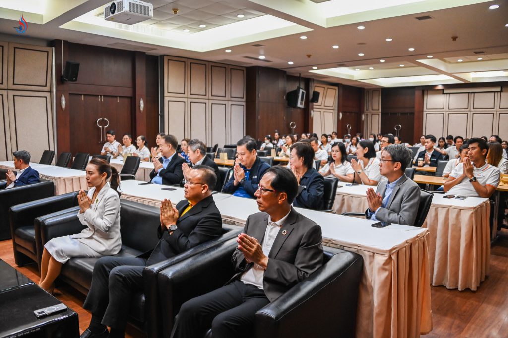 พิธีสงฆ์ ในงานวันคล้ายวันสถาปนาสำนักงานเศรษฐกิจอุตสาหกรรม (สศอ.) ครบรอบ 34 ปี 