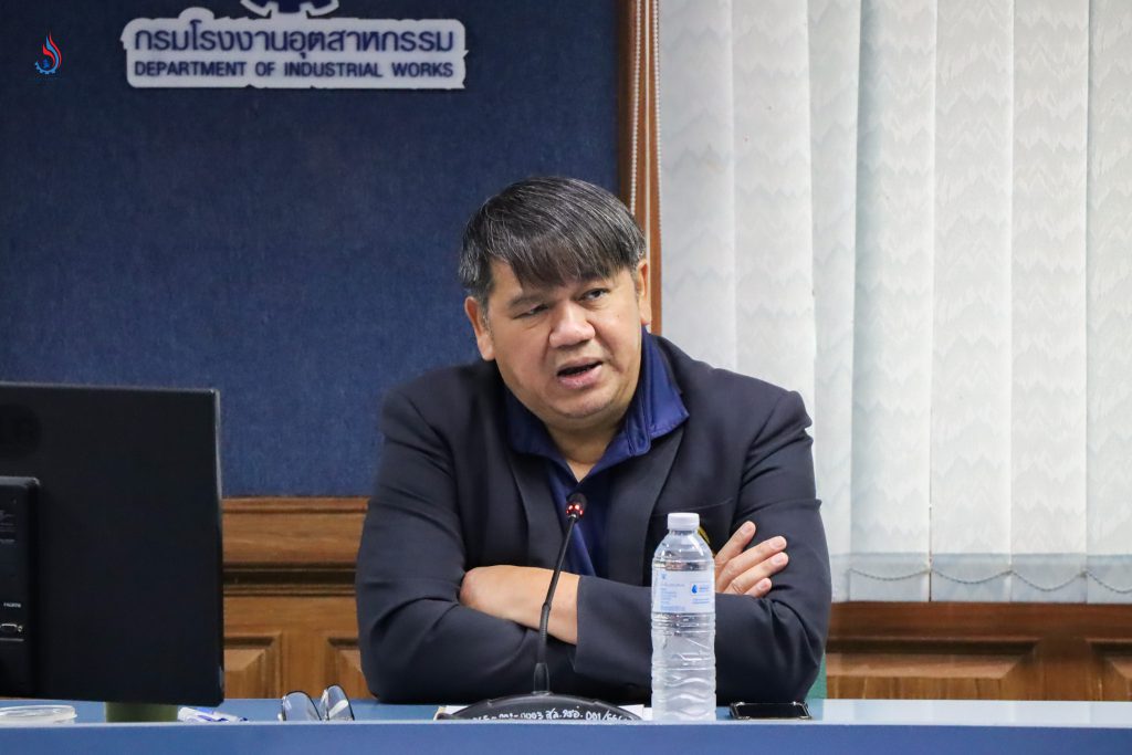 นายสุนทร แก้วสว่าง รองอธิบดีกรมโรงงานอุตสาหกรรม ในฐานะประธานคณะทำงานฯ