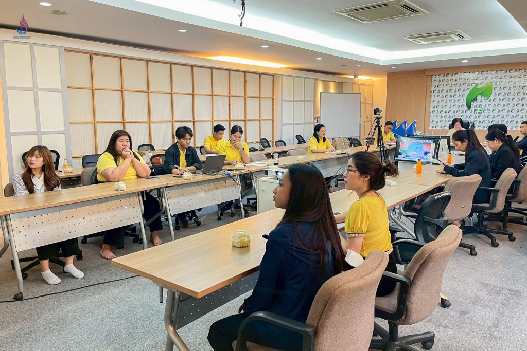 อบรม ณ ห้องประชุมศูนย์พัฒนาเมืองอุตสาหกรรมเชิงนิเวศ อาคารกรมโรงงานอุตสาหกรรม