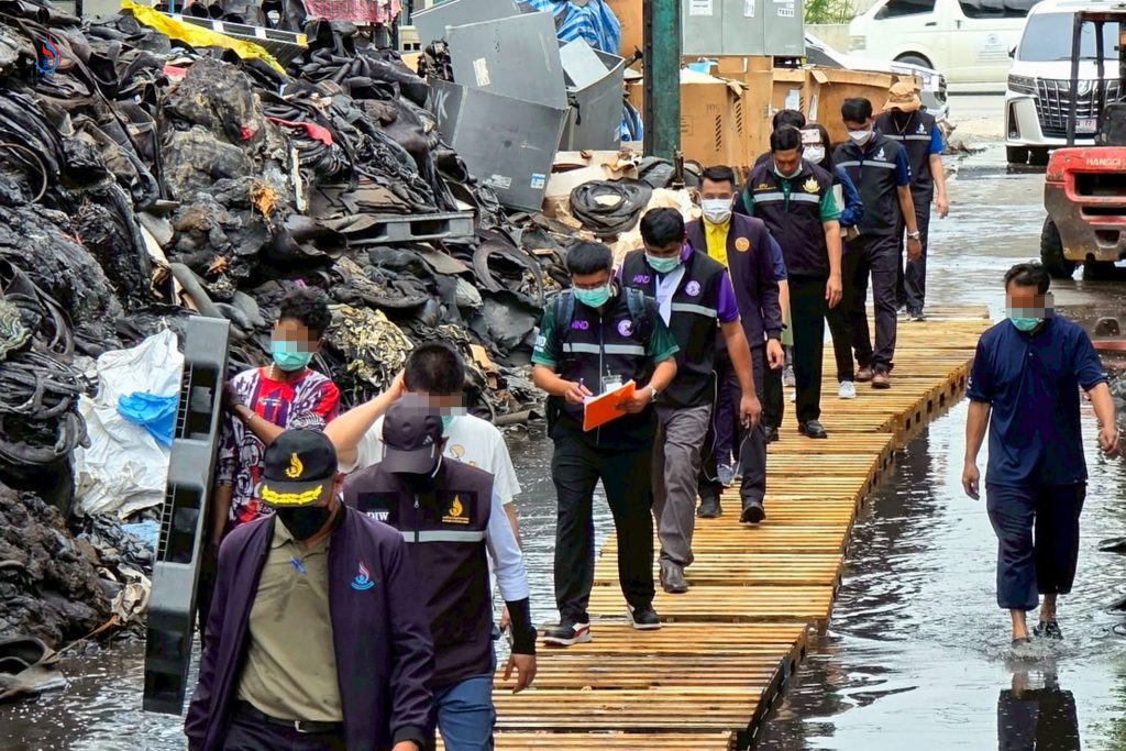 กรมโรงงานฯ ร่วมทีมจับพิรุธ ‘โรงงานยาง’ ลักลอบนำเข้าวัตถุดิบเถื่อน-ทำผิดกฎหมายหลายกระทง