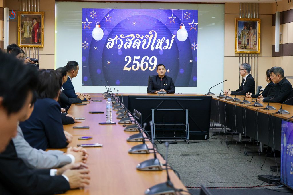 กรมโรงงานฯ ร่วมคณะกระทรวงอุตสาหกรรม เข้ารับพรปีใหม่ 2569 จากรัฐมนตรีฯ ธนกร