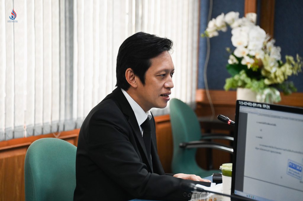 นายปณตสรรค์ สูจยานนท์ รองอธิบดีกรมโรงงานอุตสาหกรรม เป็นประธานการประชุม