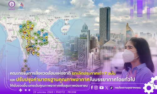 📢#คณะกรรมการสิ่งแวดล้อมแห่งชาติ ❌ยกเลิกประกาศเก่า 7 ฉบับ และปรับปรุงค่ามาตรฐานคุณภาพอากาศในบรรยากาศโดยทั่วไปให้เข้มงวดขึ้น ยกระดับคุณภาพอากาศเพื่อสุขภาพประชาชน