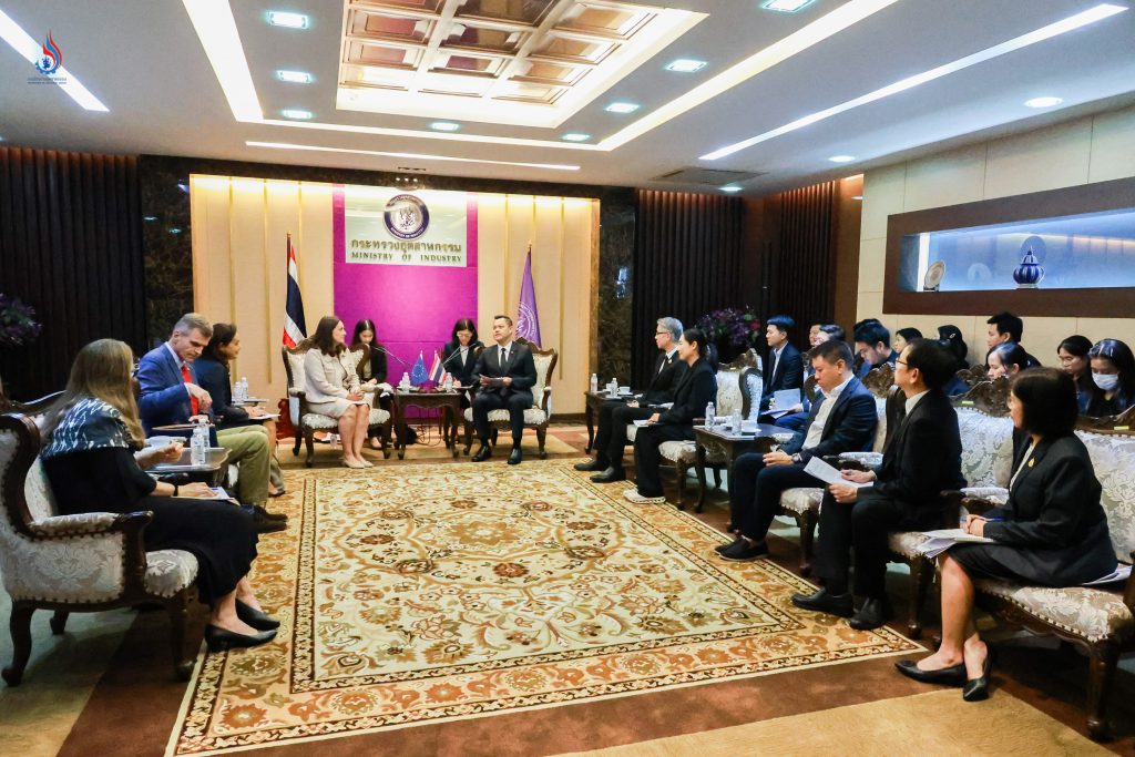 หารือแนวทางความร่วมมือการขับเคลื่อนด้านอุตสาหกรรมระหว่างประเทศไทยและสหภาพยุโรป