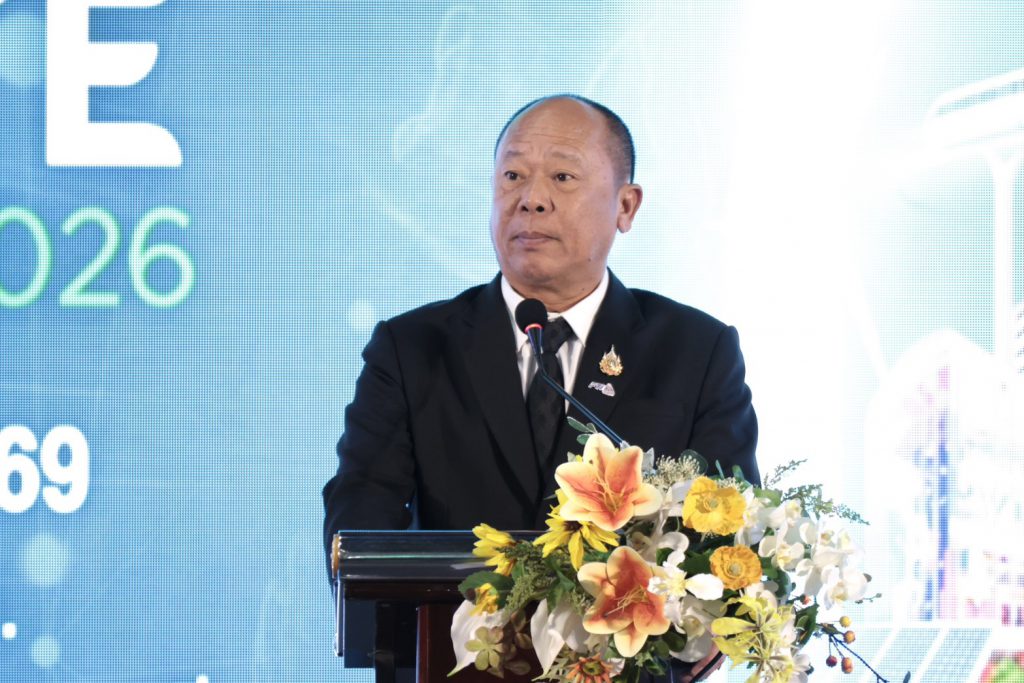 นายสุรพงศ์ นำชัยรุจิพงศ์ ผู้ช่วยรัฐมนตรีประจำกระทรวงอุตสาหกรรม ได้รับมอบหมายจากรัฐมนตรีว่าการกระทรวงอุตสาหกรรมให้เป็นประธานเปิดงาน