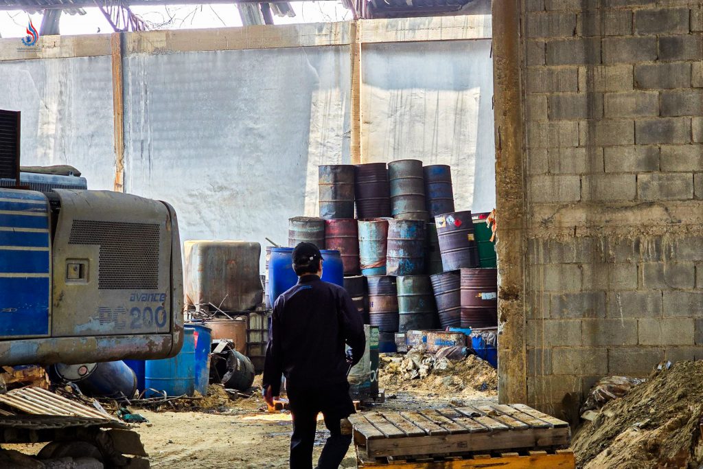 โกดังภาชี ดำเนินการจ้างเหมาบริการกำจัด/บำบัดวัสดุที่ไม่ใช้แล้วและของเสียเคมีวัตถุที่ตกค้าง รวม 1,499.43 ตัน คิดเป็น 20.32% ของปริมาณทั้งหมด 7,378.44 ตัน