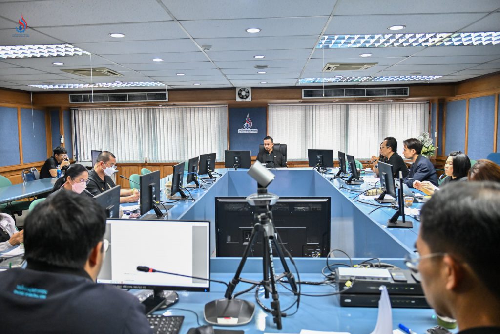 การประชุมคณะกรรมการกำกับดูแลและตรวจสอบติดตามการดำเนินงานของศูนย์บริหารจัดการวัสดุเหลือใช้อุตสาหกรรม (เตาเผาขยะอุตสาหกรรม) บางปู จังหวัดสมุทรปราการ ครั้งที่ 90-4/2569