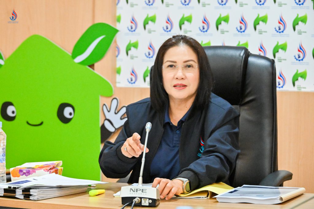 นางสาวอารยา ไสลเพชร รองอธิบดีกรมโรงงานอุตสาหกรรม ในฐานะประธานคณะทำงานฯ