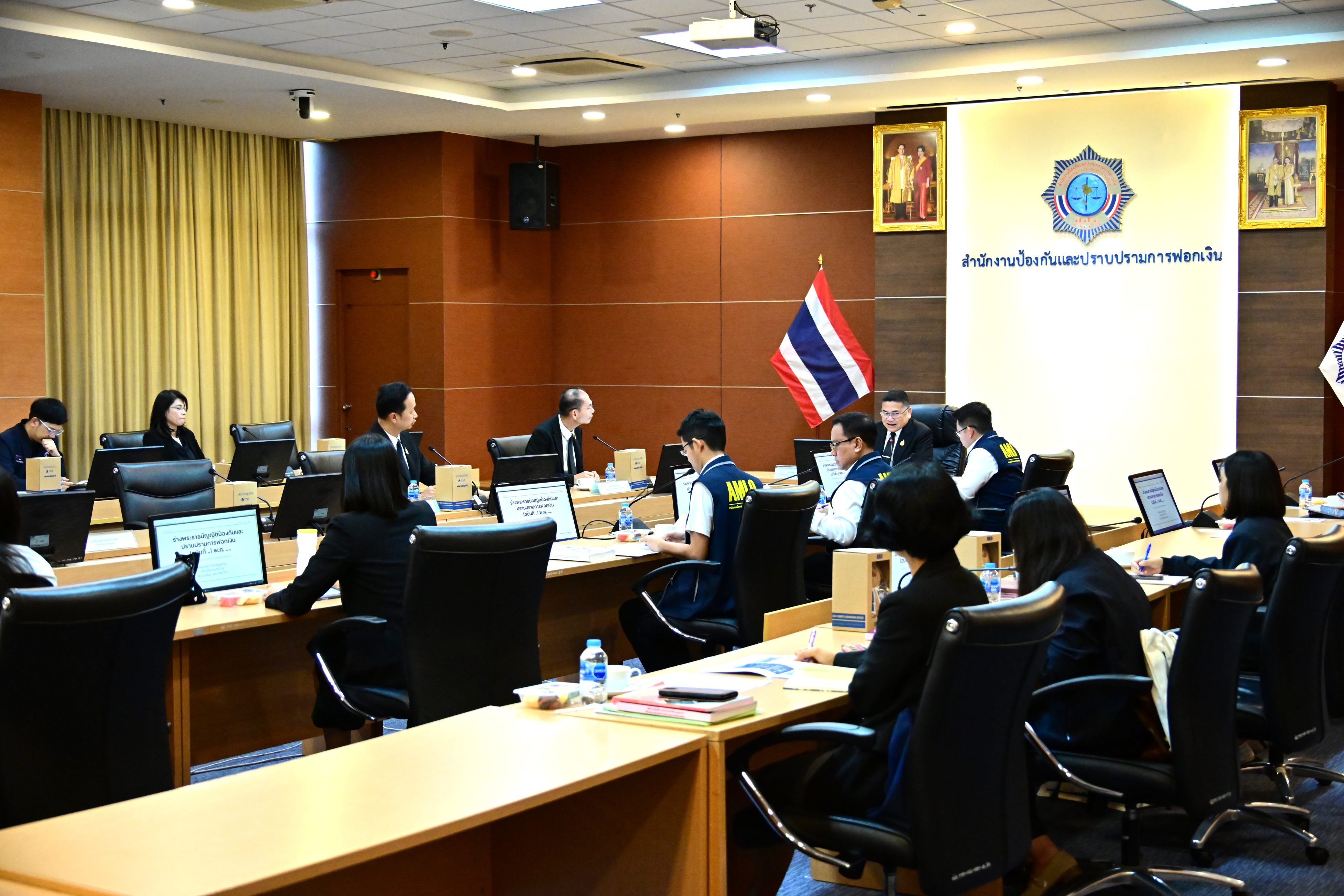 การประชุมหารือเกี่ยวกับการพิจารณากำหนดให้การลักลอบขนย้ายและทิ้งกากของเสียอุตสาหกรรมเป็นความผิดมูลฐานตามพระราชบัญญัติป้องกันและปราบปรามการฟอกเงิน พ.ศ. 2542